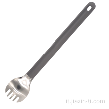 cucchiaio in titanio a manico lungo per fast food